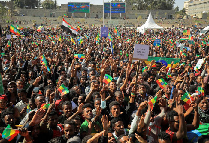 Rally in Ethiopia capital
