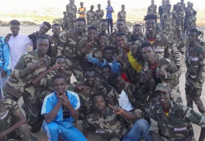 Somali recruits in Eritrea