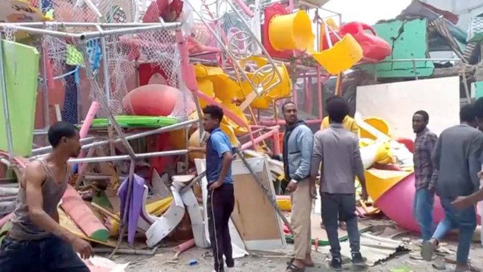 Air strike on playground in Tigray