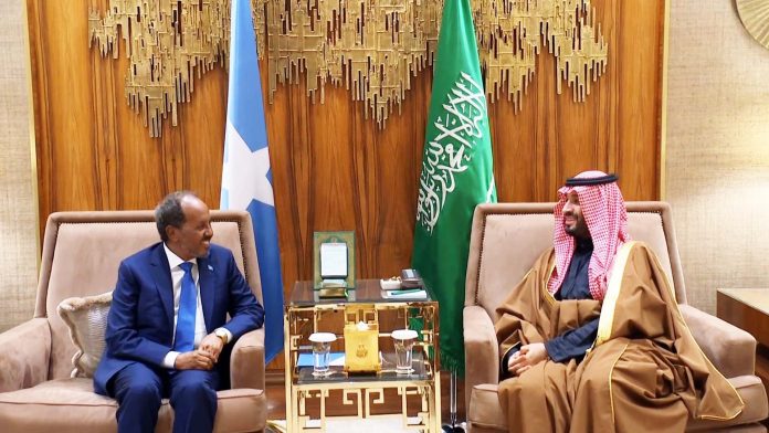 Somali president, Saudi crown prince